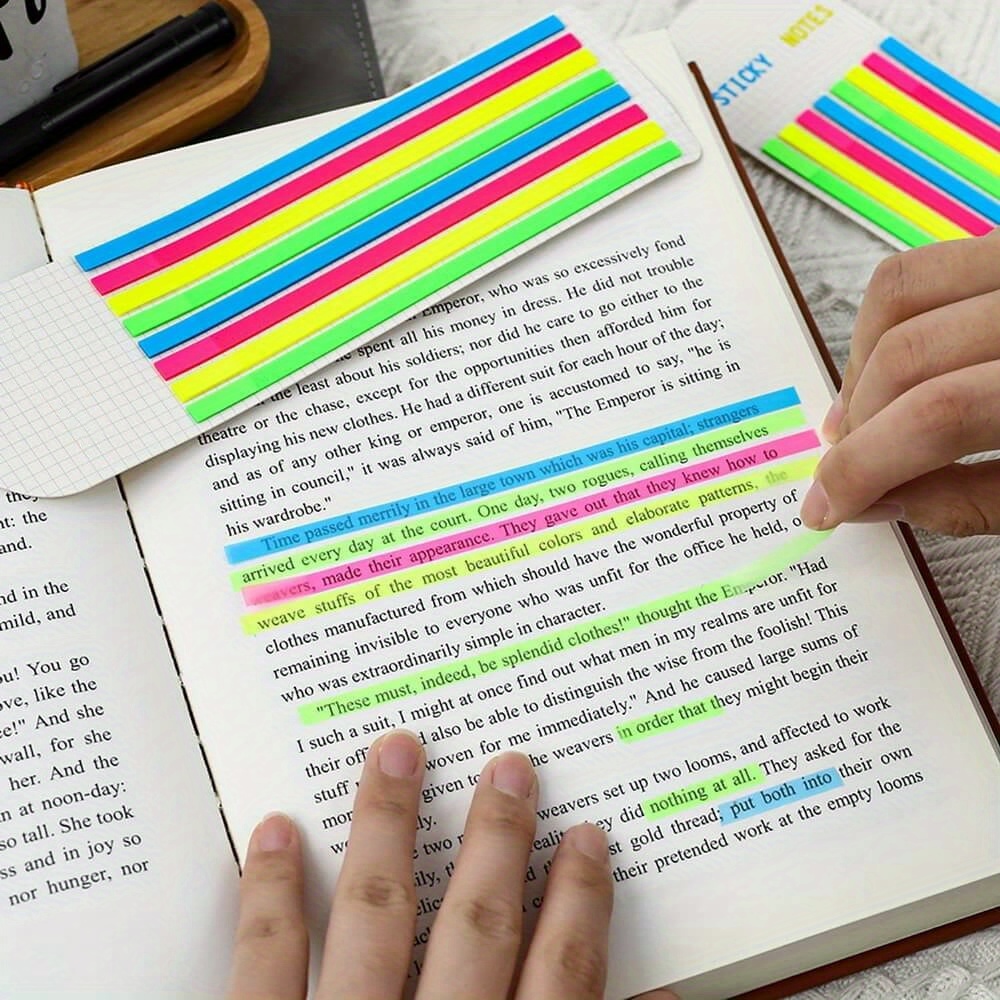 Label Printer Tape - 640 Clear Fluorescent Tape, Removable Sticky