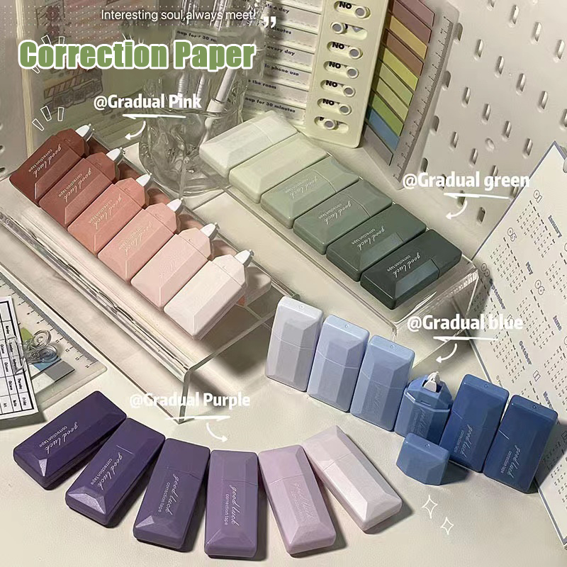6PC Card Style Gradient Correc - Correction Tape Roller review and price
