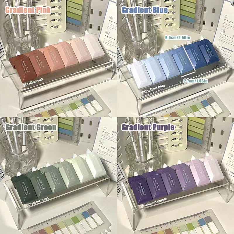 6PC Card Style Gradient Correc - Correction Tape Roller review and price