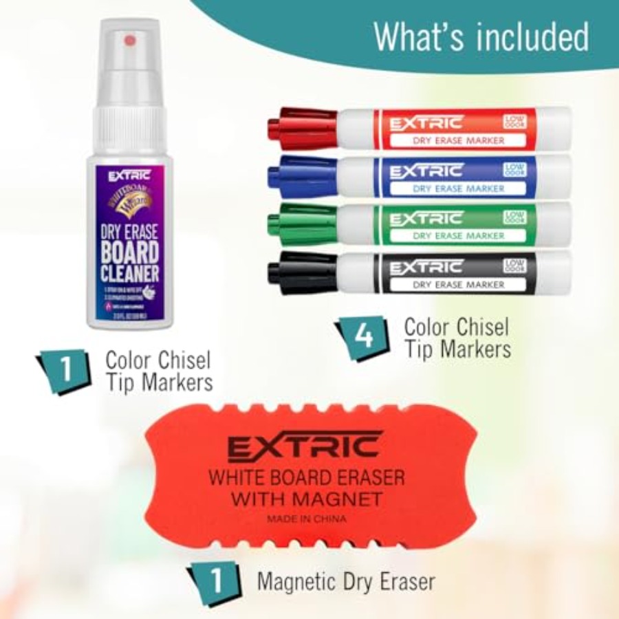 Dry Erase Markers Set, 4 White - Whiteboard Marker Set review and price