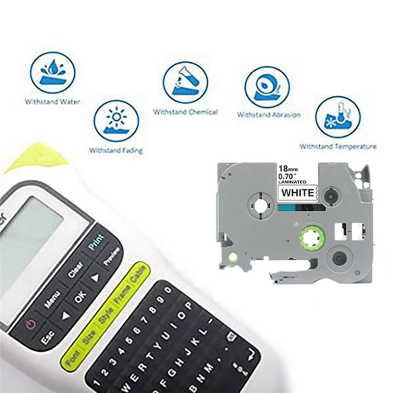 18Mm TZC Label Ribbon Label Pr - Label Printer Tape review and price