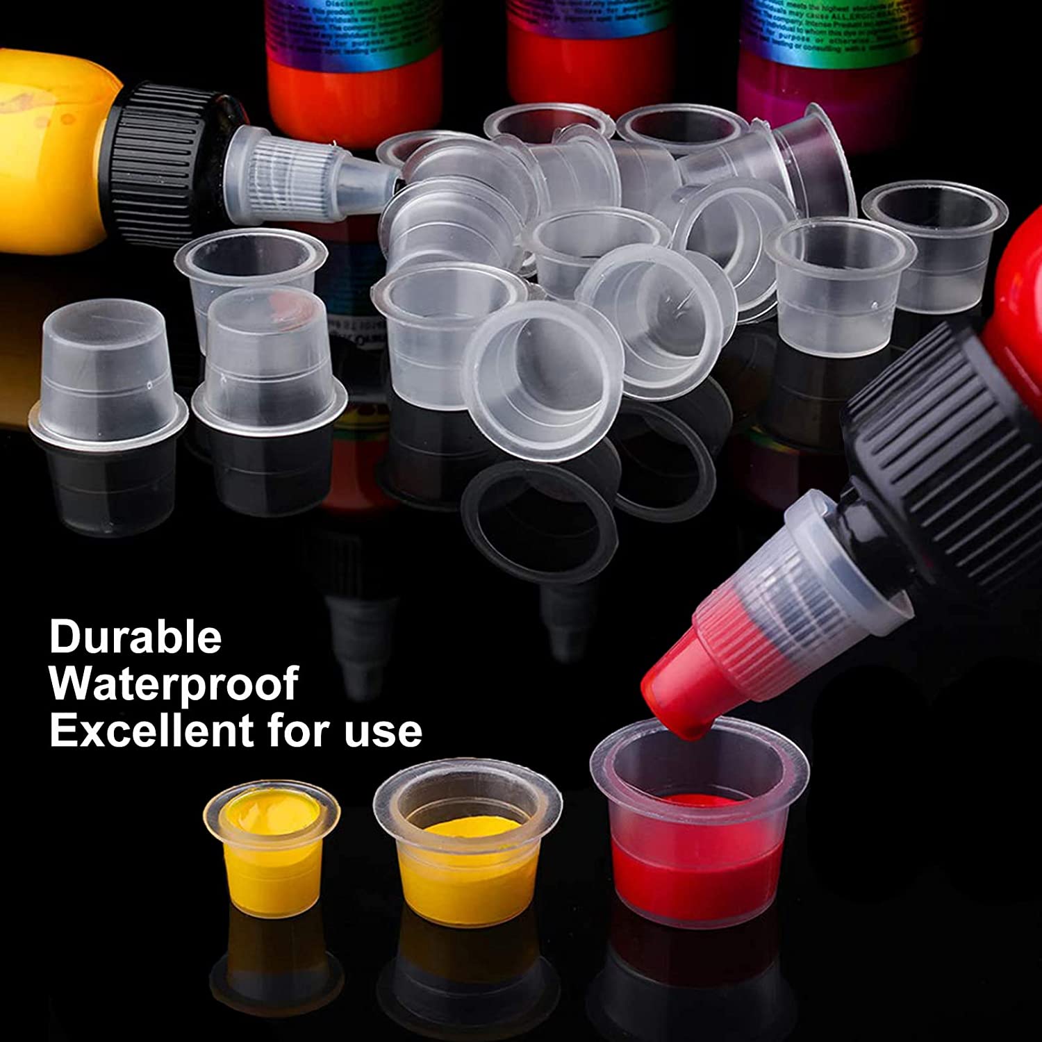 1000/500/100pcs Plastic Tattoo - Calligraphy Ink Bottle review and price