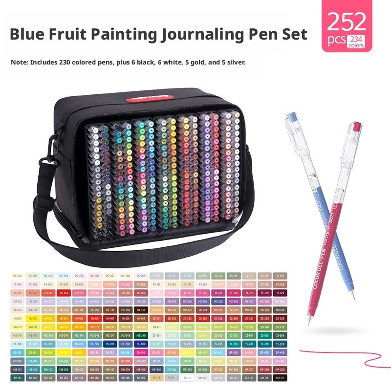 252Pcs 234 Colors Fine Tip Gel - Whiteboard Marker Set review and price