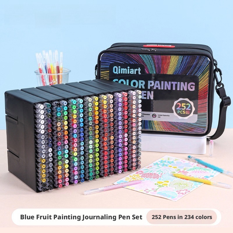 252Pcs 234 Colors Fine Tip Gel - Whiteboard Marker Set review and price