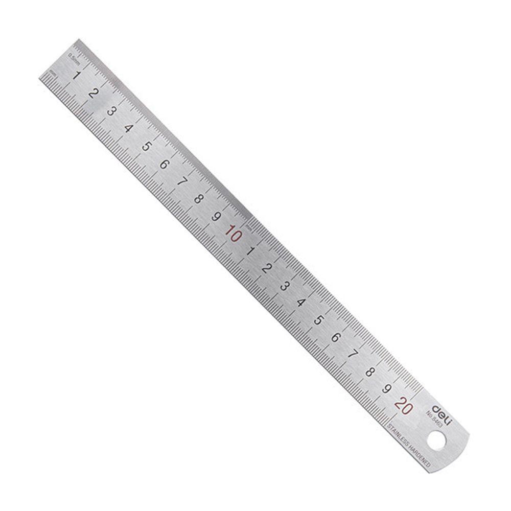 Deli 20cm Stainless Steel Meta - Stationery Office And School Supply Stores review and price