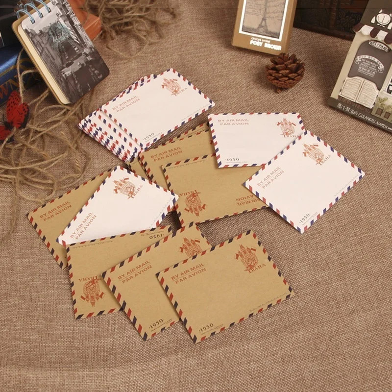 10pcs 9.7*7.5cm  Retro Popular - Letter Envelope Kraft review and price