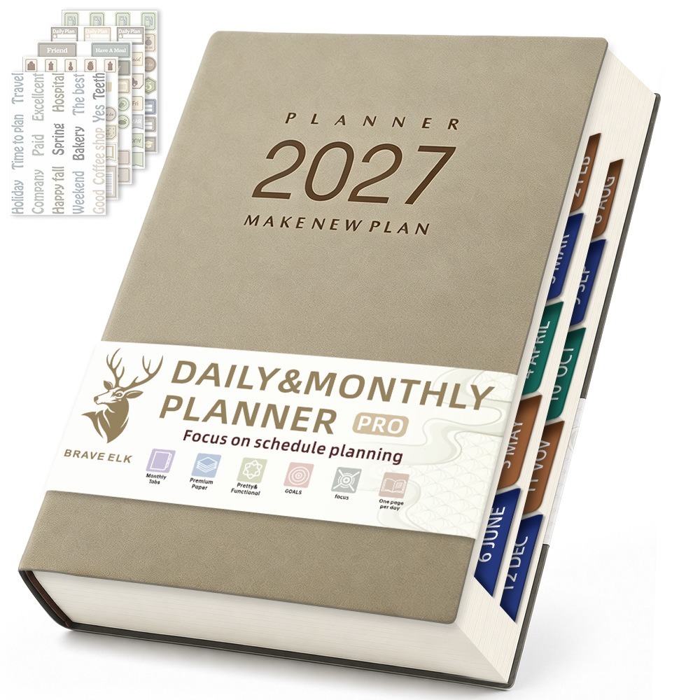 A5 Size Daily Planner Notebook - Journal Leather Hardcover review and price