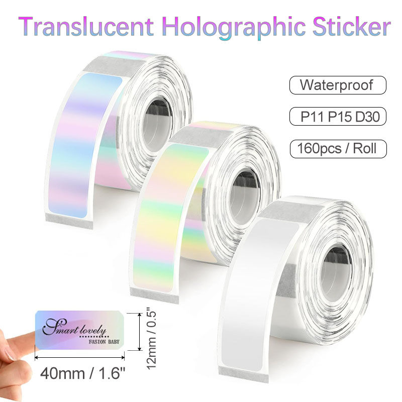 D30 Transparent Holographic Th - Label Printer Tape review and price