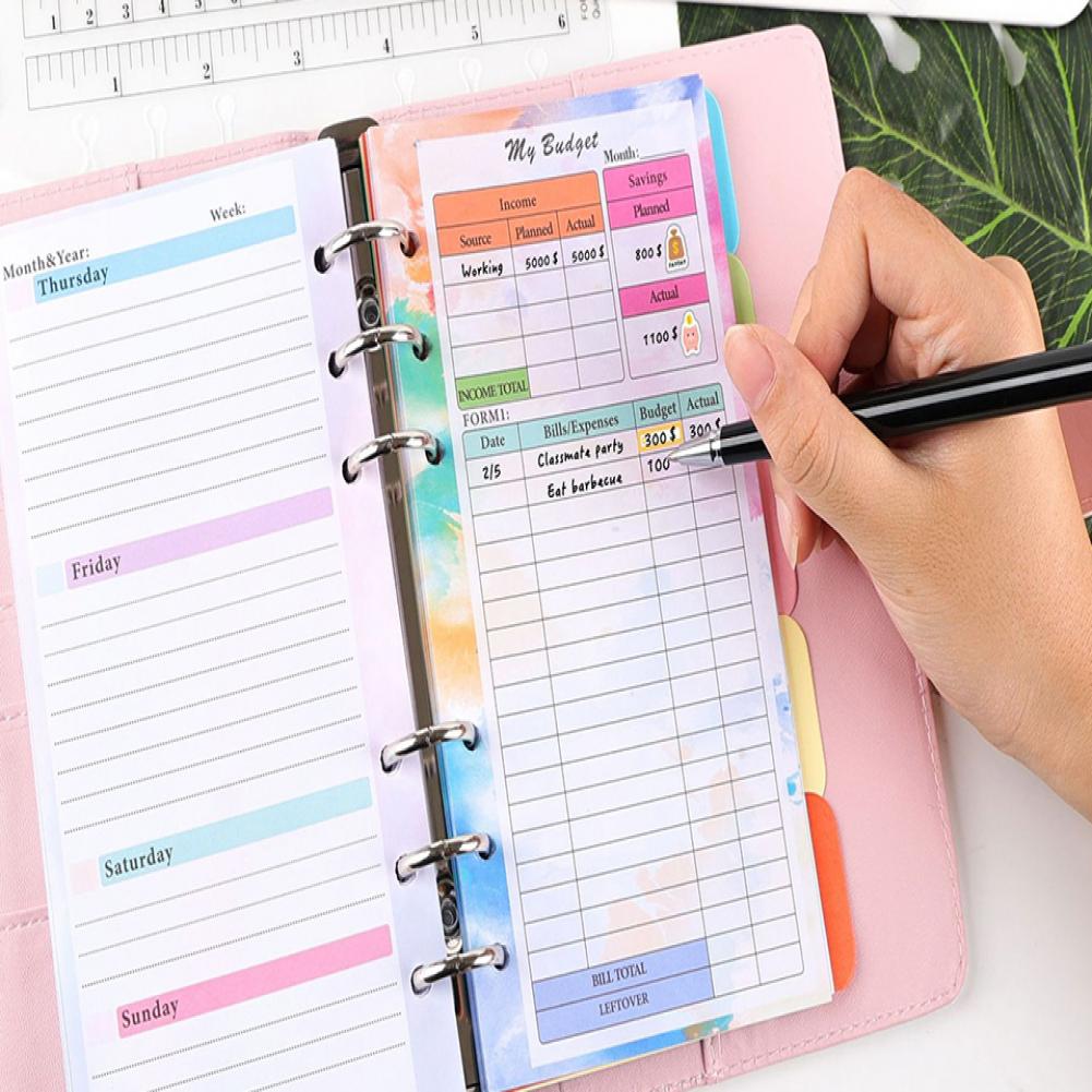 A6 Budget Planner Refill Kit 8 - Planner Weekly Budget review and price