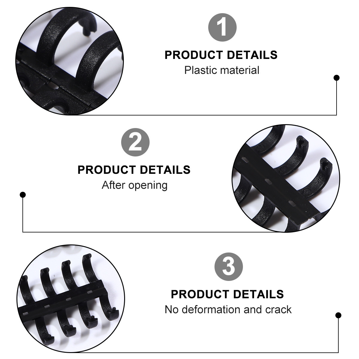 10Pcs Plastic Comb Binding Rin - Binding Comb Plastic review and price